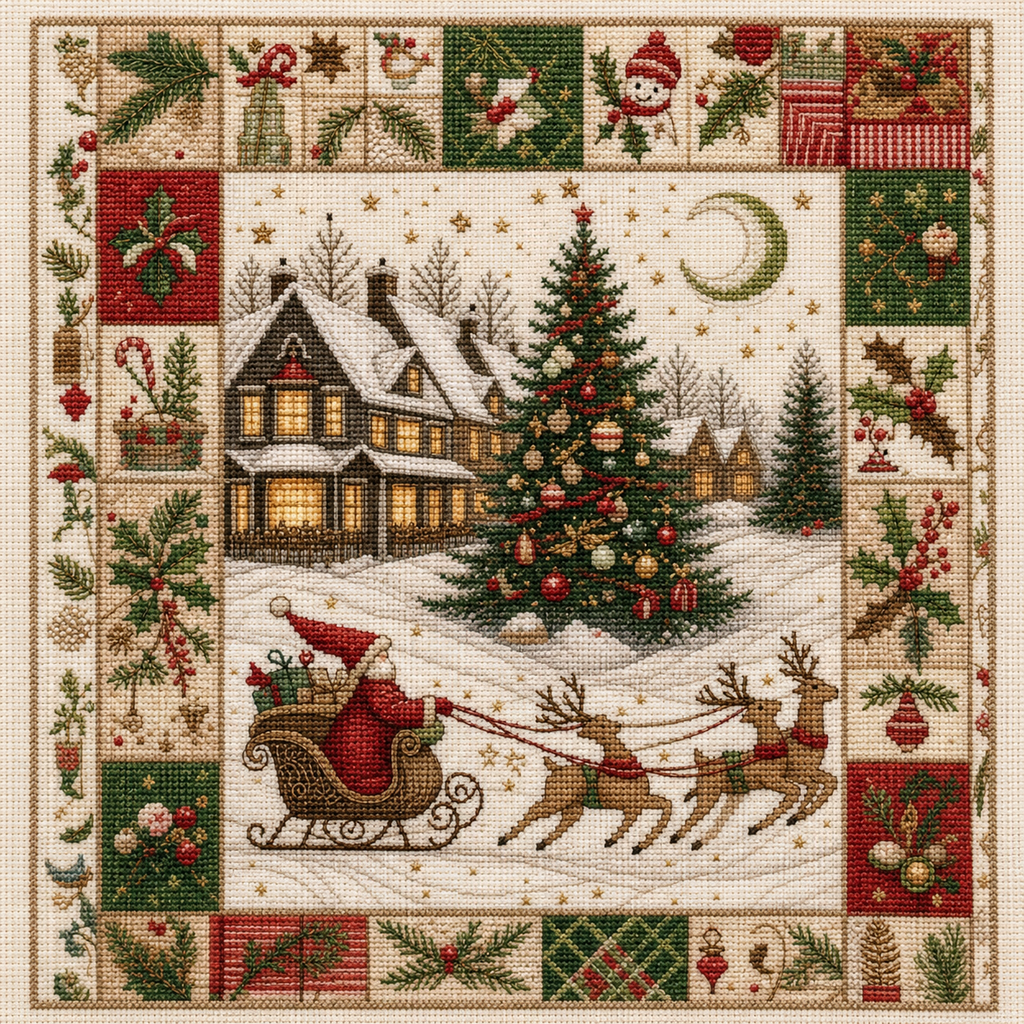 Christmas Cross Stitch Kit
