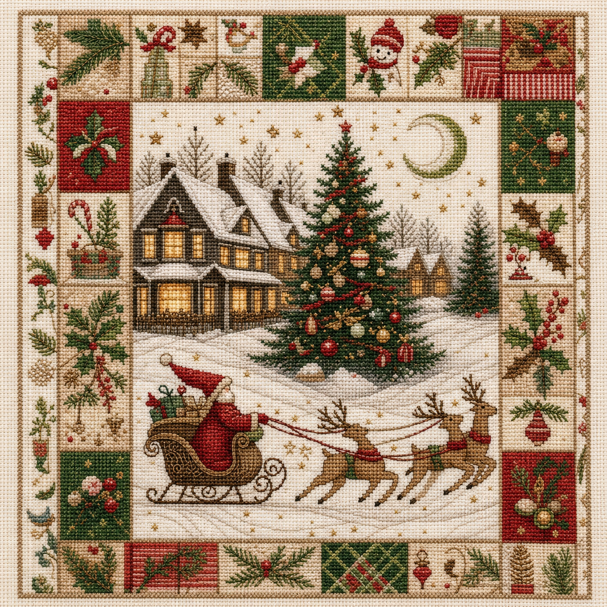 Christmas Cross Stitch Kit