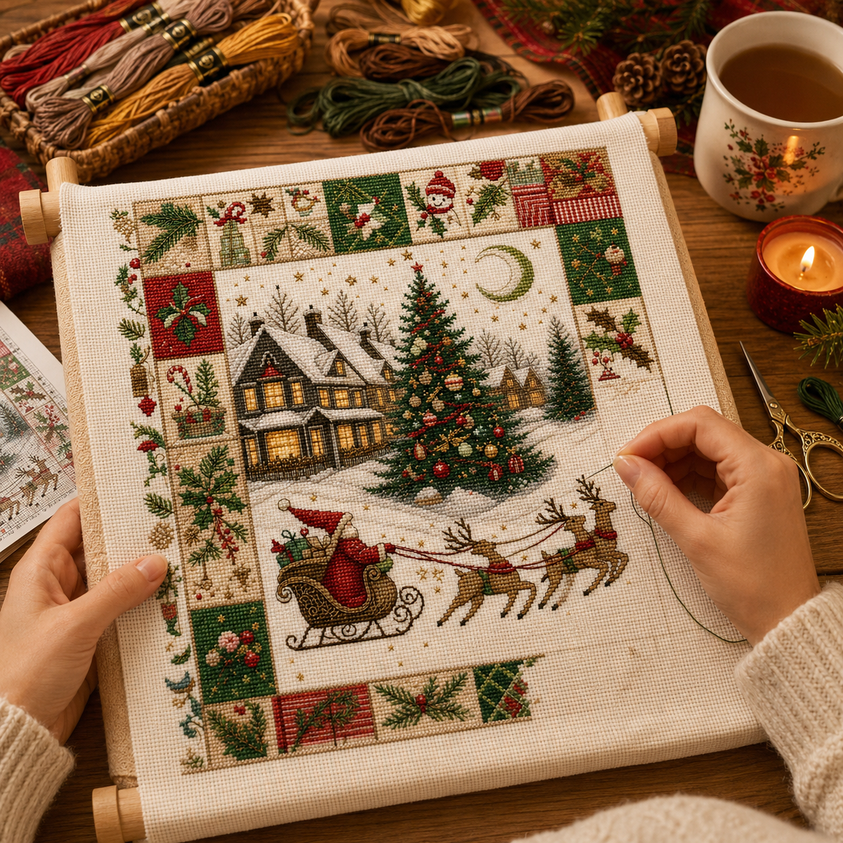 Christmas Cross Stitch Kit