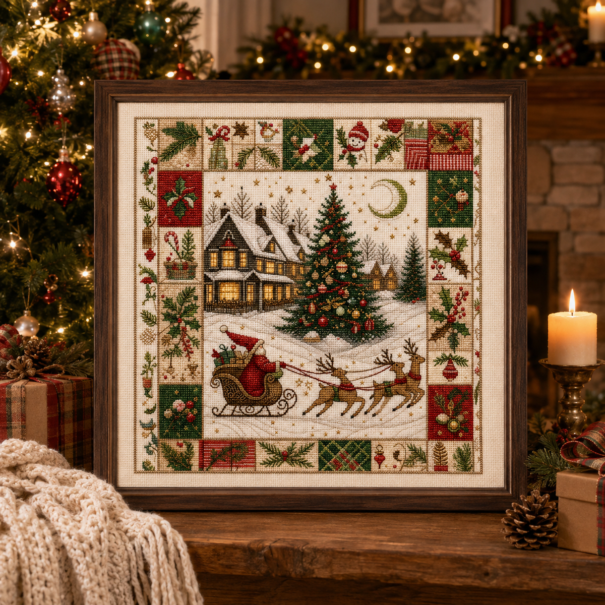 Christmas Cross Stitch Kit