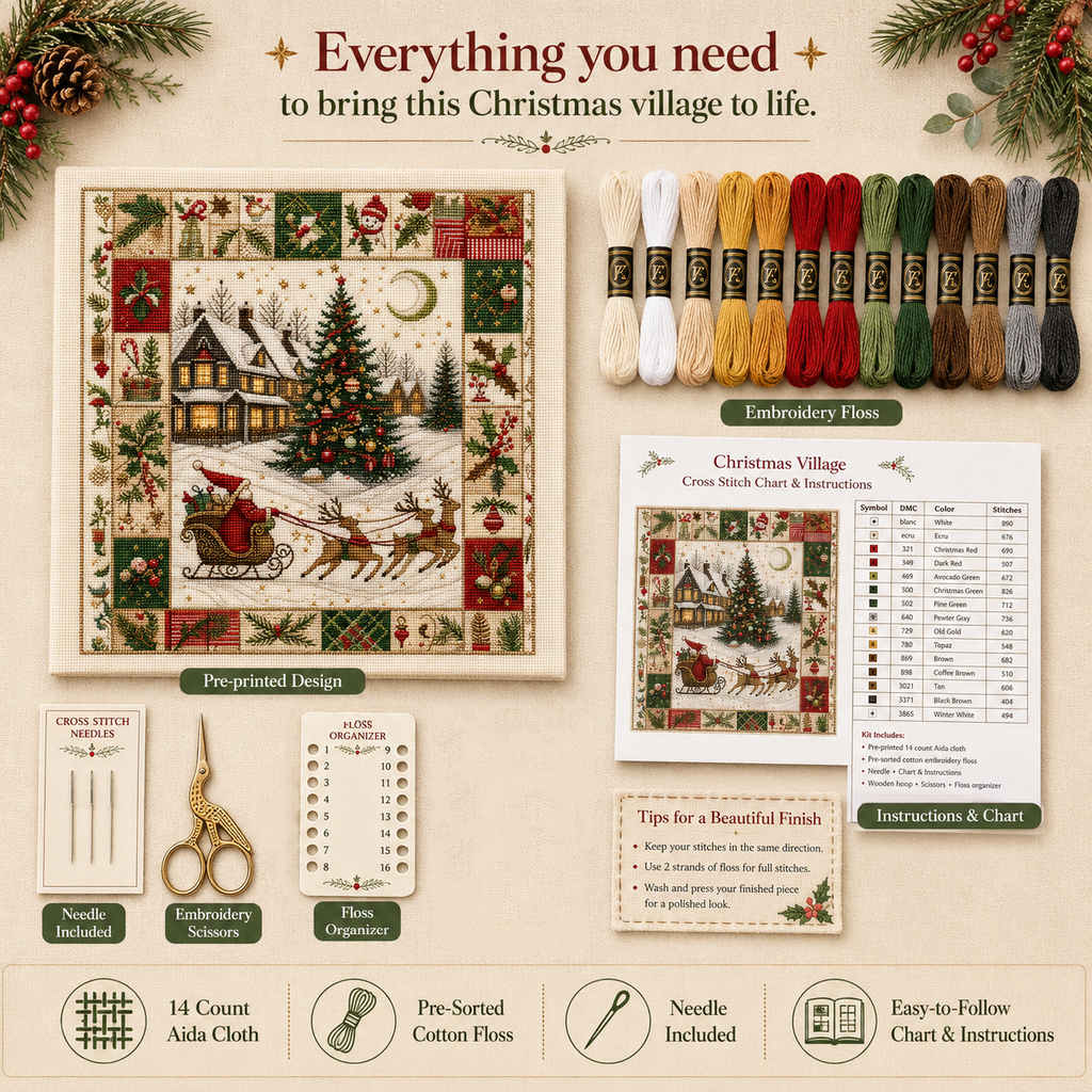 Christmas Cross Stitch Kit