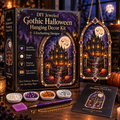 DIY Jeweled Gothic Halloween Hanging Decor Kit