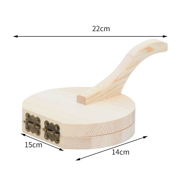 Sikunuo | Wooden Mini Dough Pressing Tool Presser