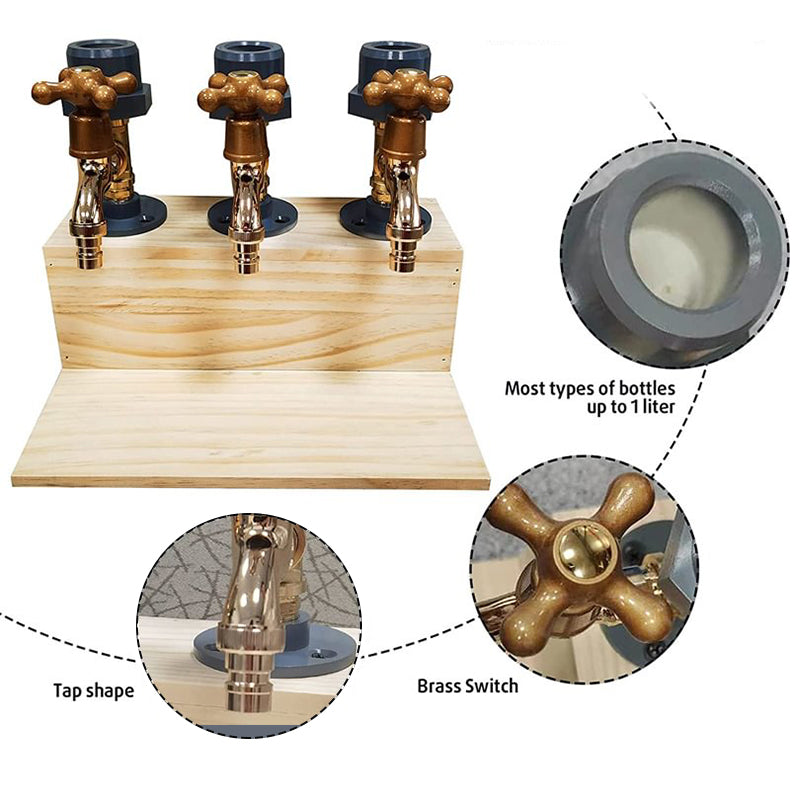 Sikunuo | Liquor Alcohol Whiskey Wood Dispenser