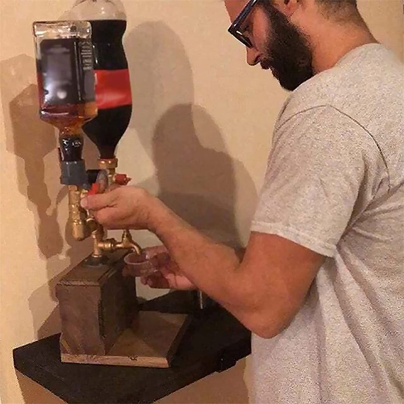 Sikunuo | Liquor Alcohol Whiskey Wood Dispenser