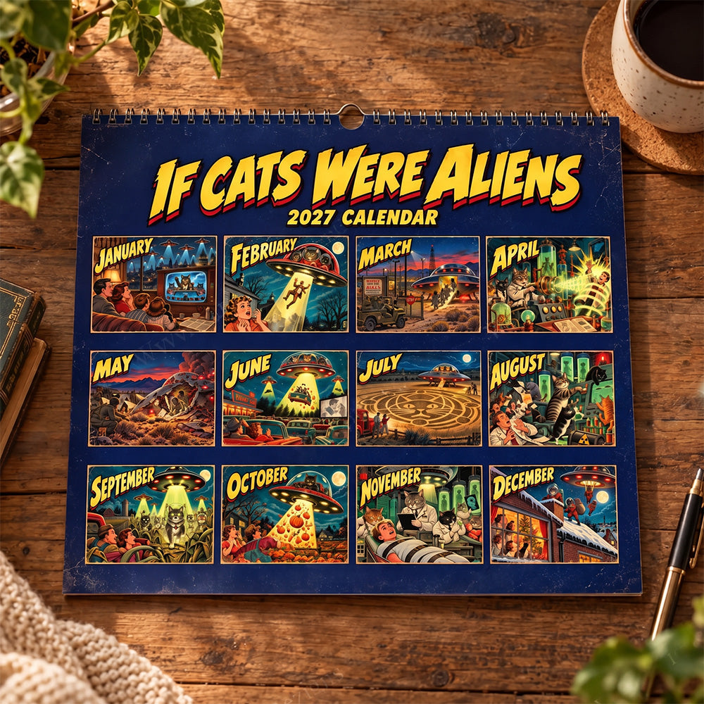 If Cats Were Aliens 2027 Calendar