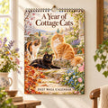 2027 Cottage Cats Wall Calendar