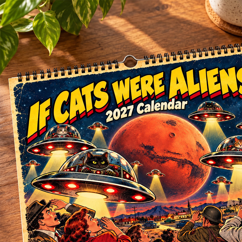 If Cats Were Aliens 2027 Calendar