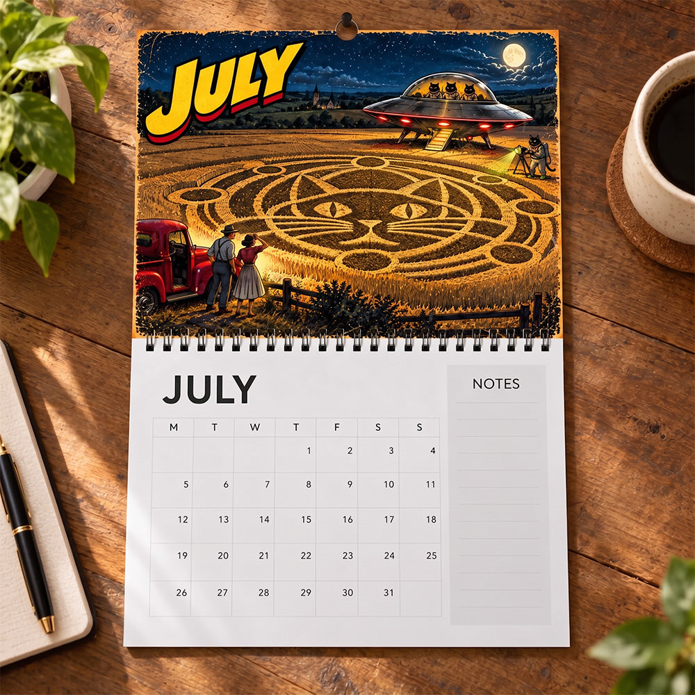 If Cats Were Aliens 2027 Calendar