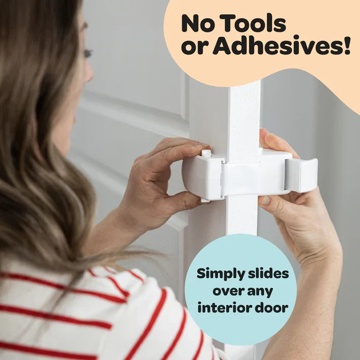 Child Safety Lock for Interior Doors