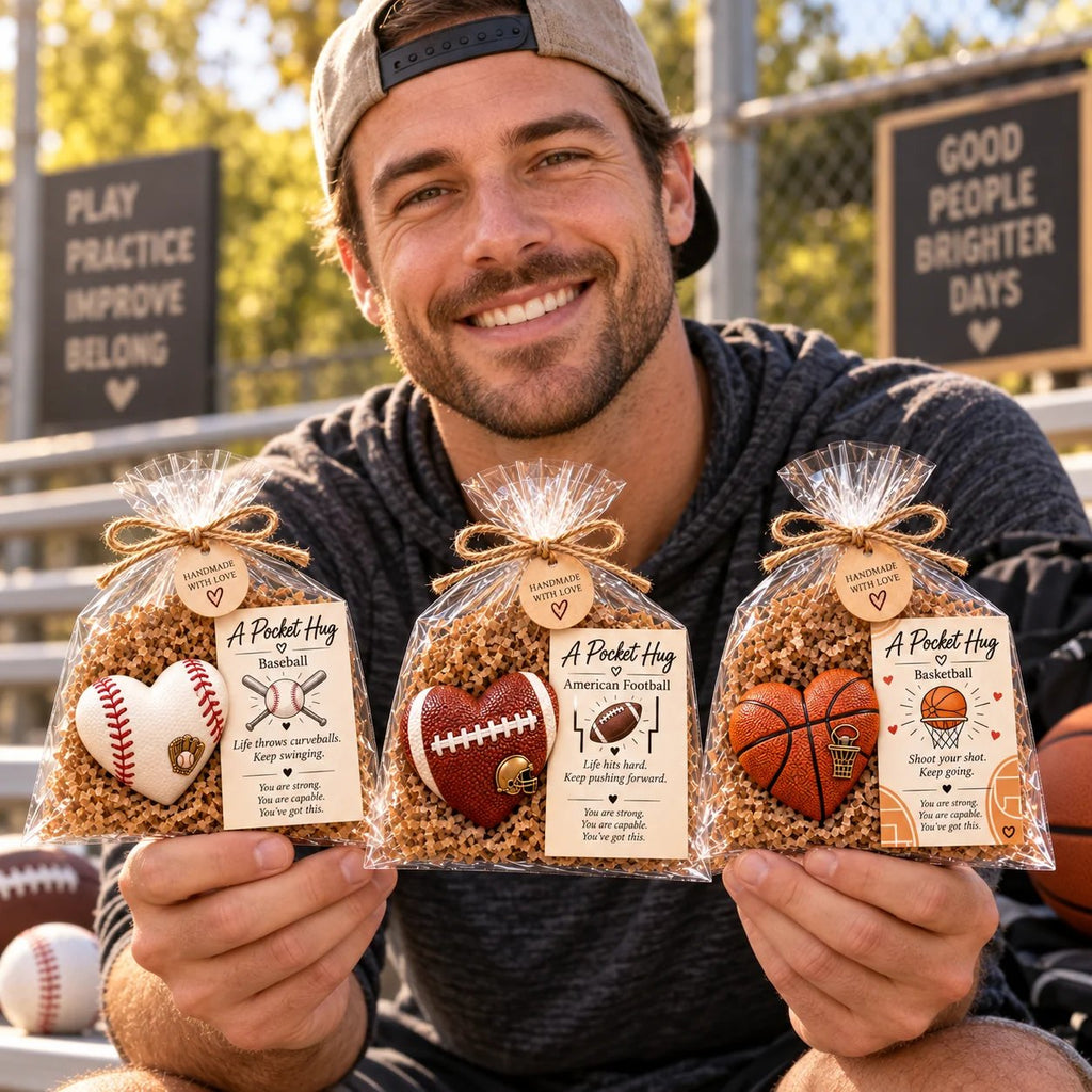 Sports Pocket Hug – Inspirational Keepsake Gift for Athletes & Sports Lovers