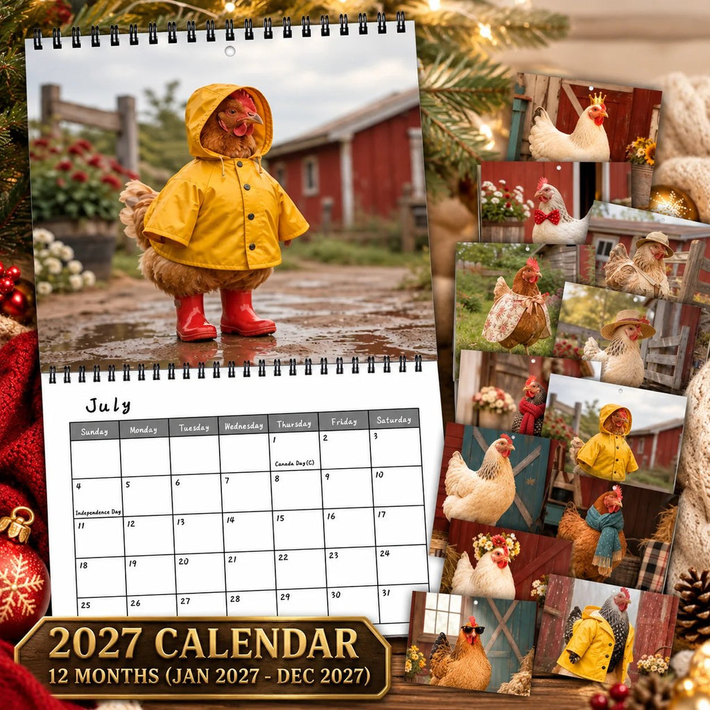2027 Farm Chicken Calendar