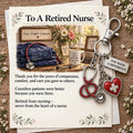 You Make a Difference Retirement Gift Set – Keychain & Card