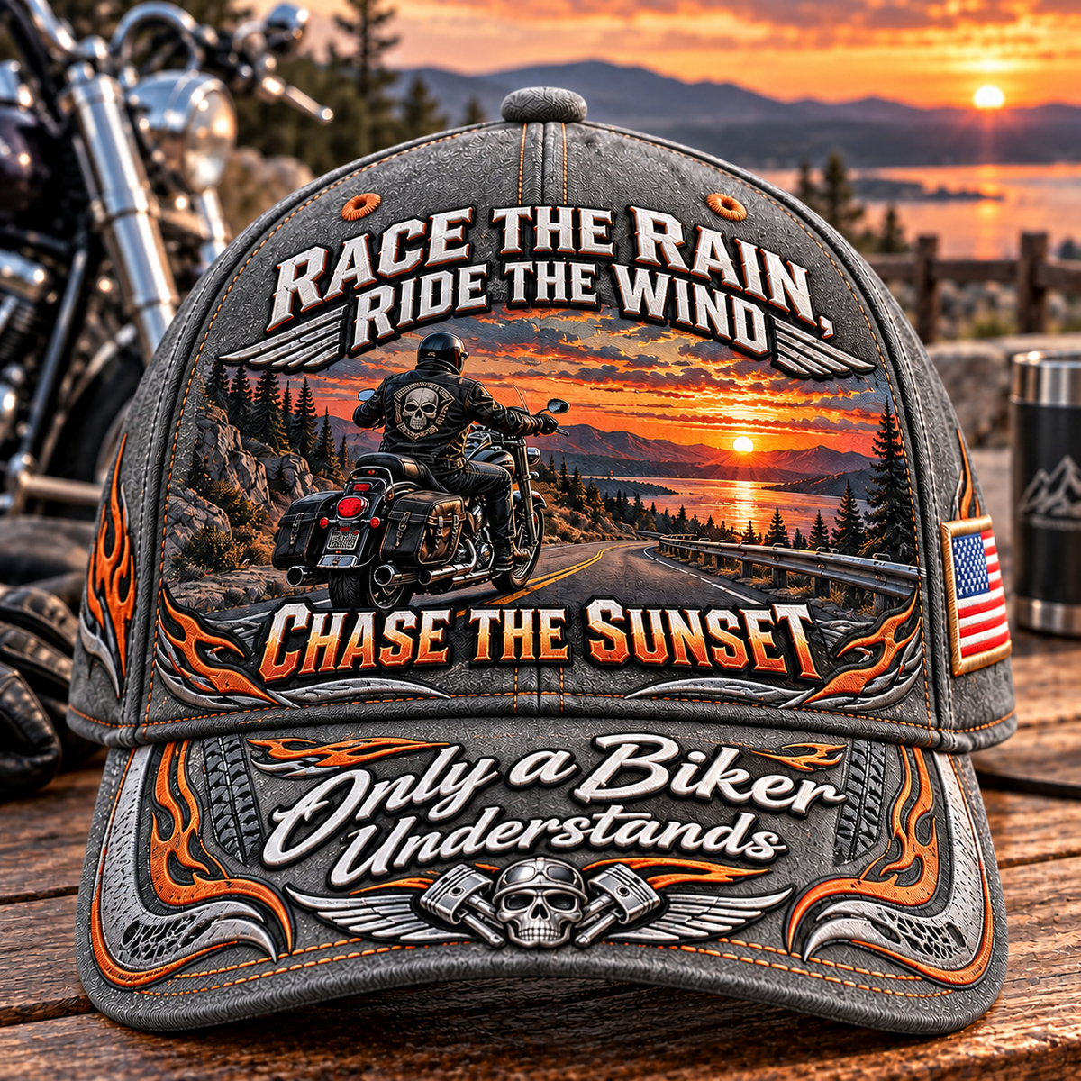 Only a Biker Understands – Vintage Motorcycle Baseball Cap