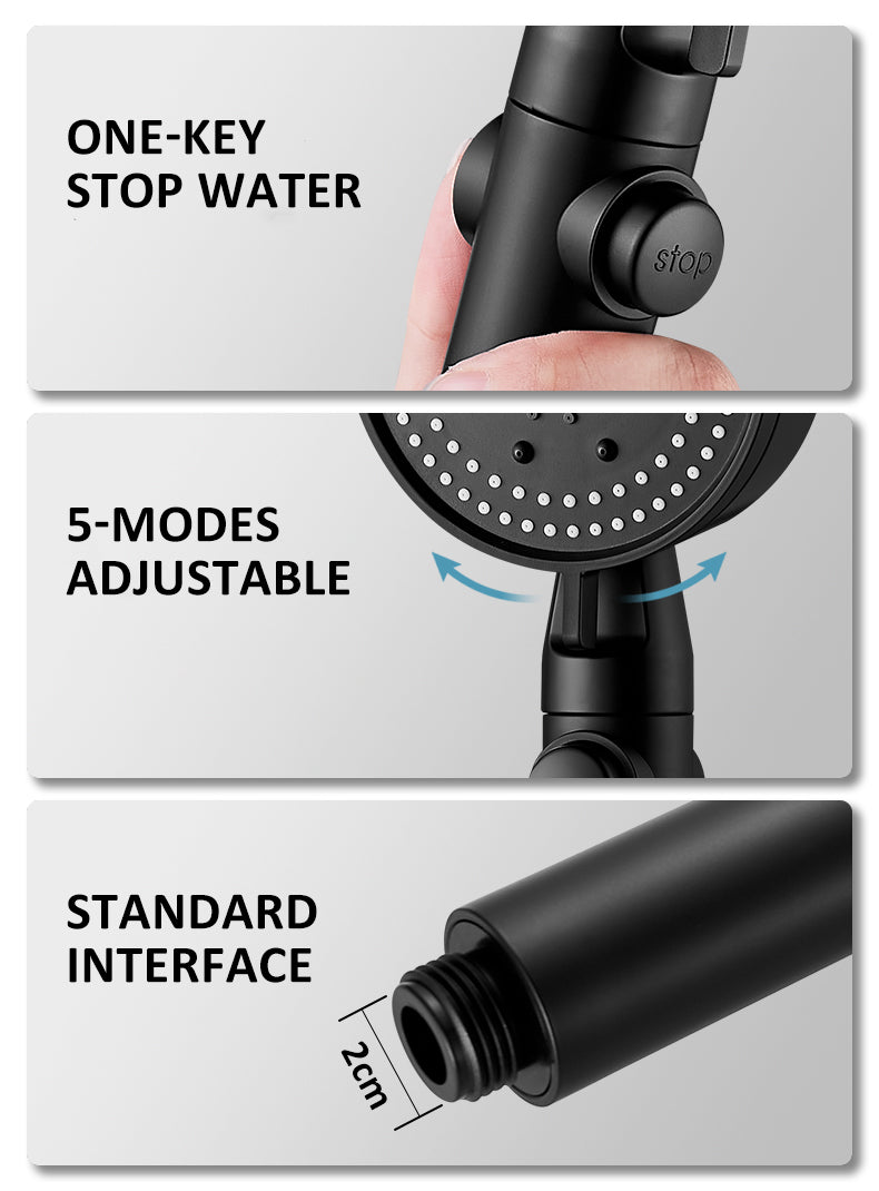 Sikunuo | Adjustable Multi Mode High-Pressure Shower Head