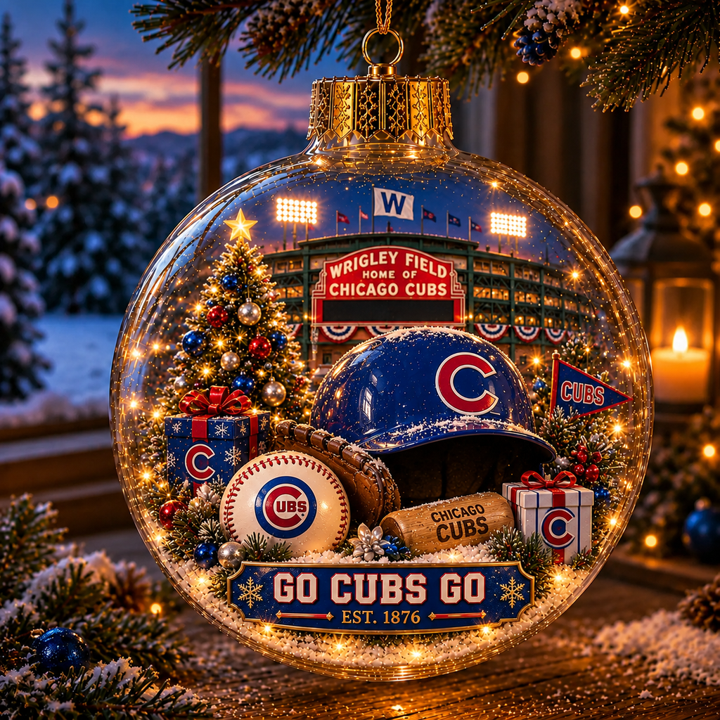 Bring the Ballpark Home — Light-Up Baseball Christmas Ornament
