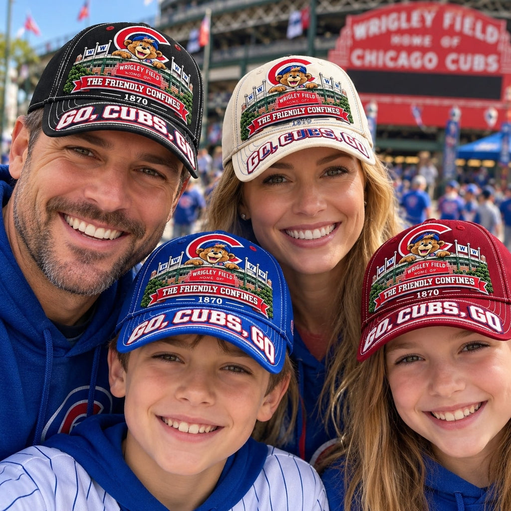 “GO, CUBS, GO” 1870 Heritage Commemorative Cap