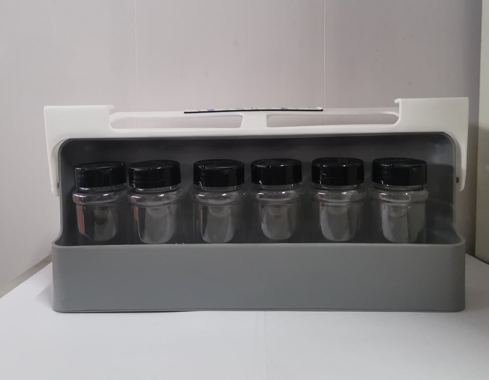 Sikunuo | Kitchen Container Organizer – Hanging Spice Rack with Easy Installation