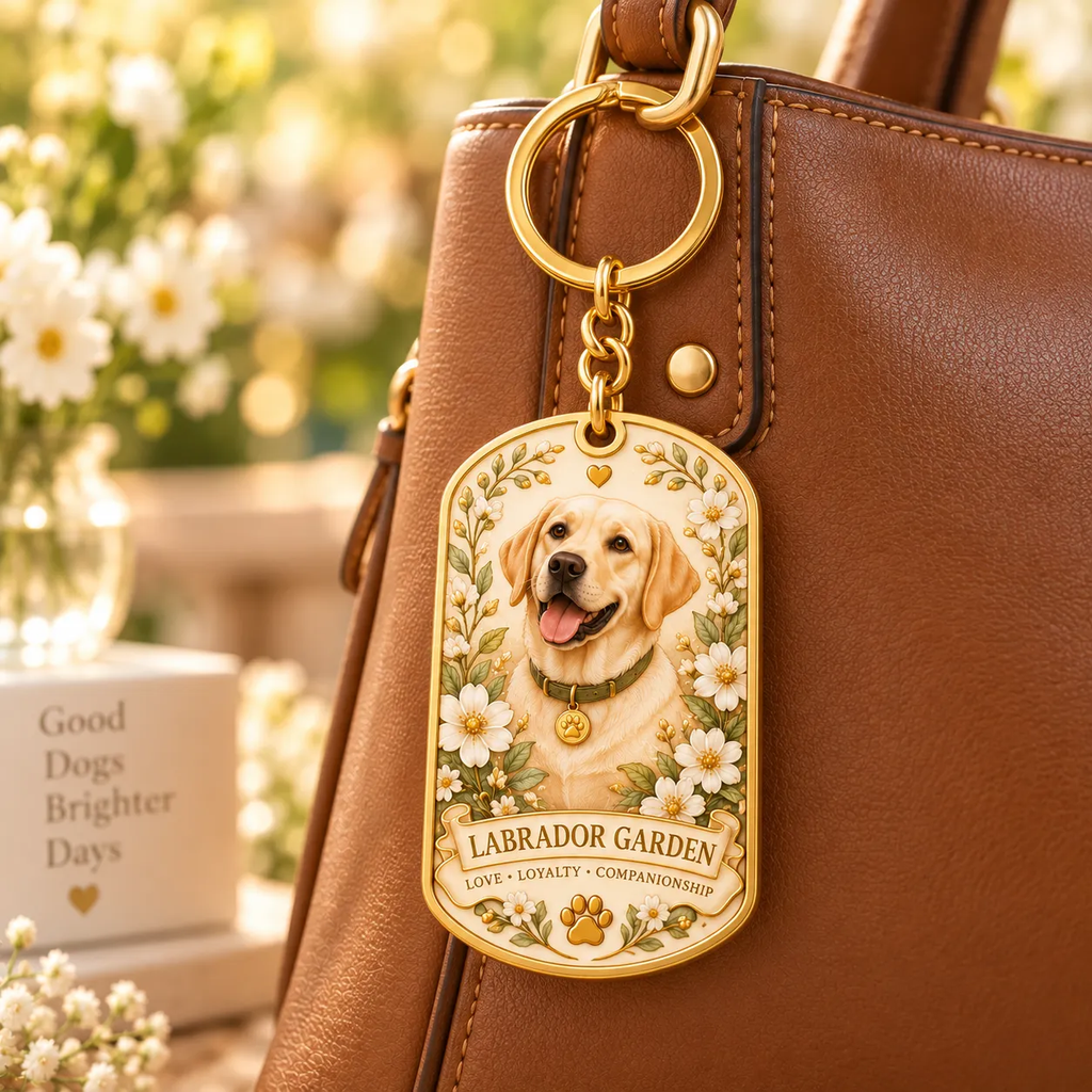 Labrador Garden Keychain Collection