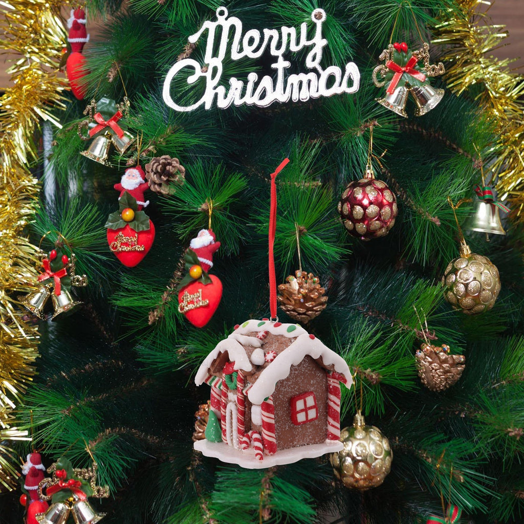 Sikunuo | Mini Christmas Gingerbread House Decorations