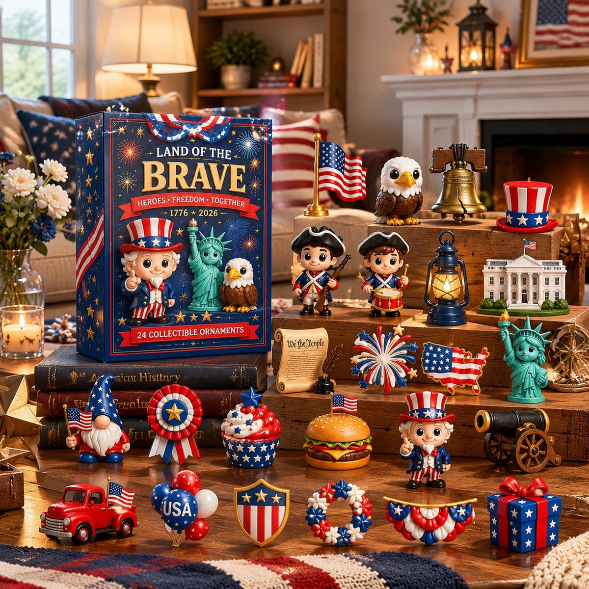 250 Years of American Spirit Ornaments Advent Calendar