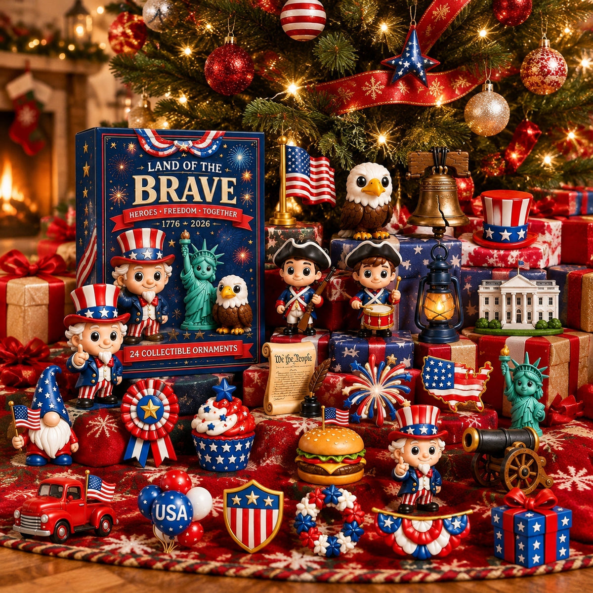 250 Years of American Spirit Ornaments Advent Calendar