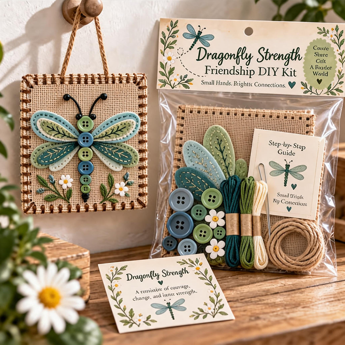 Button Friendship DIY Kit