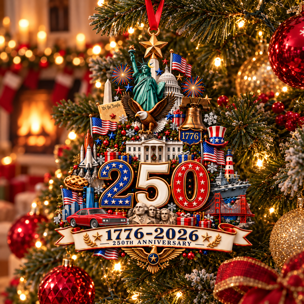 2026 250th Anniversary Christmas Ornament