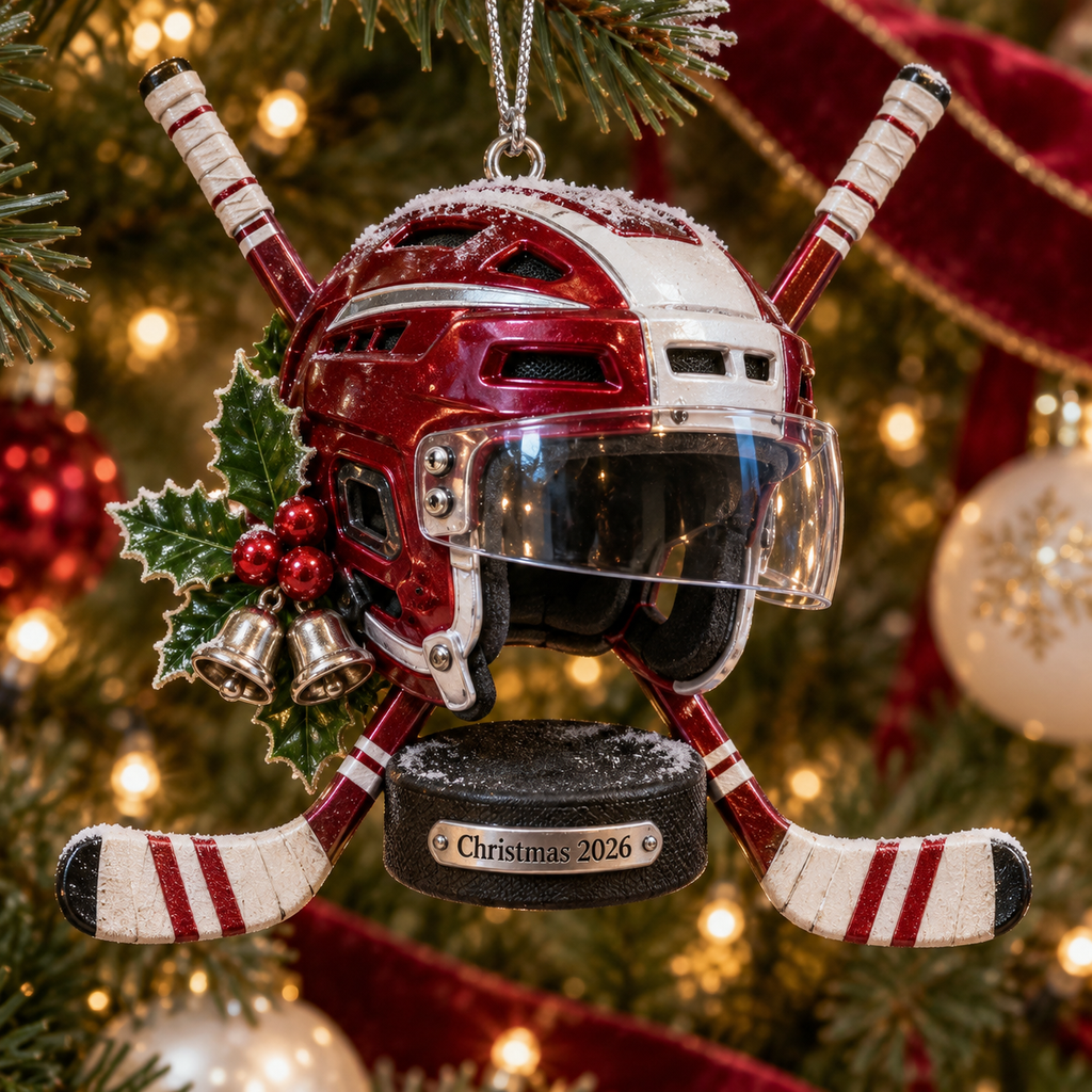 2026 Hockey Christmas Ornaments