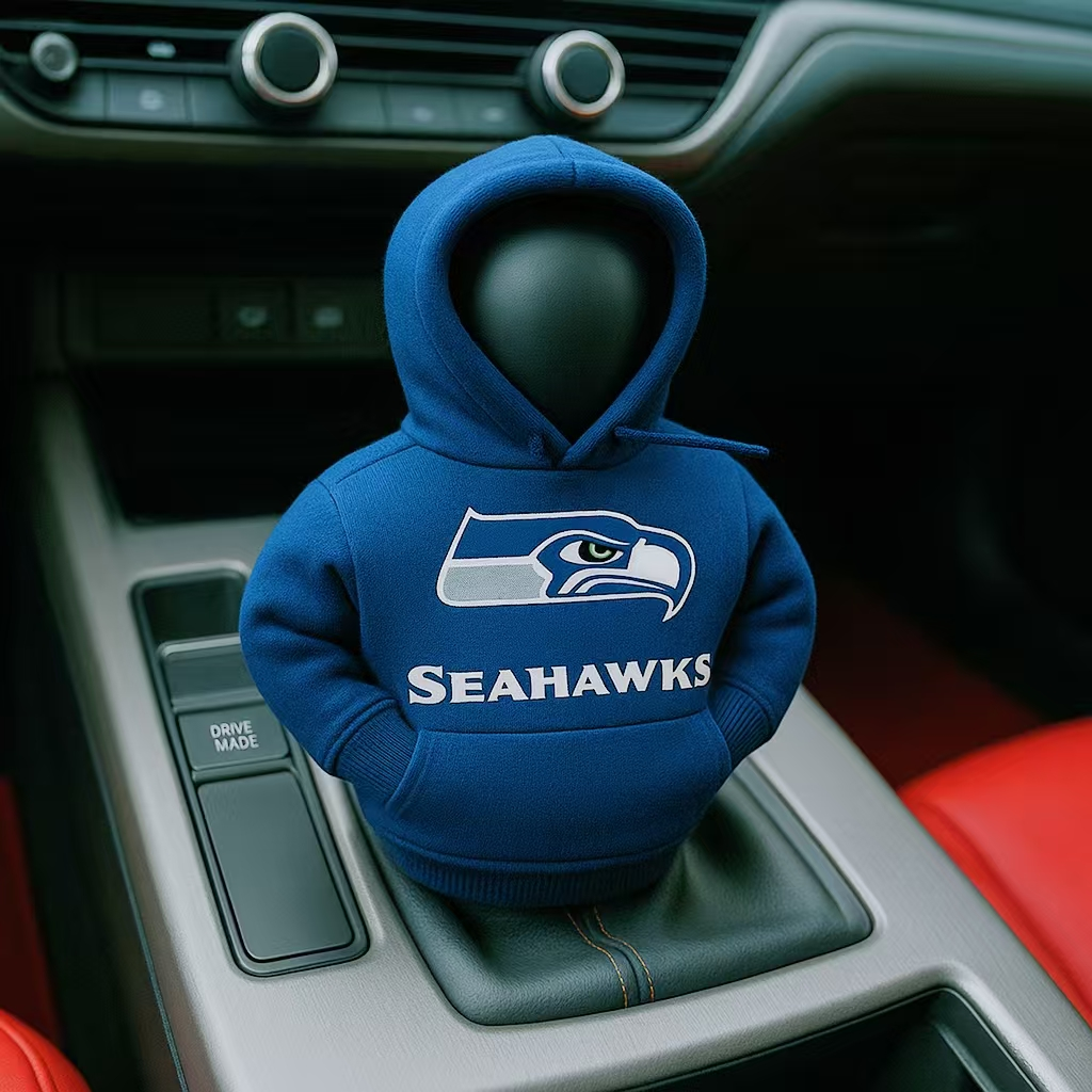 Football Team Car Gear Shift Hoodie Cover Collection