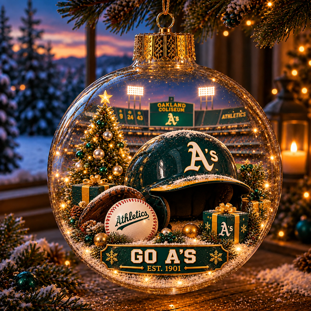 Bring the Ballpark Home — Light-Up Baseball Christmas Ornament