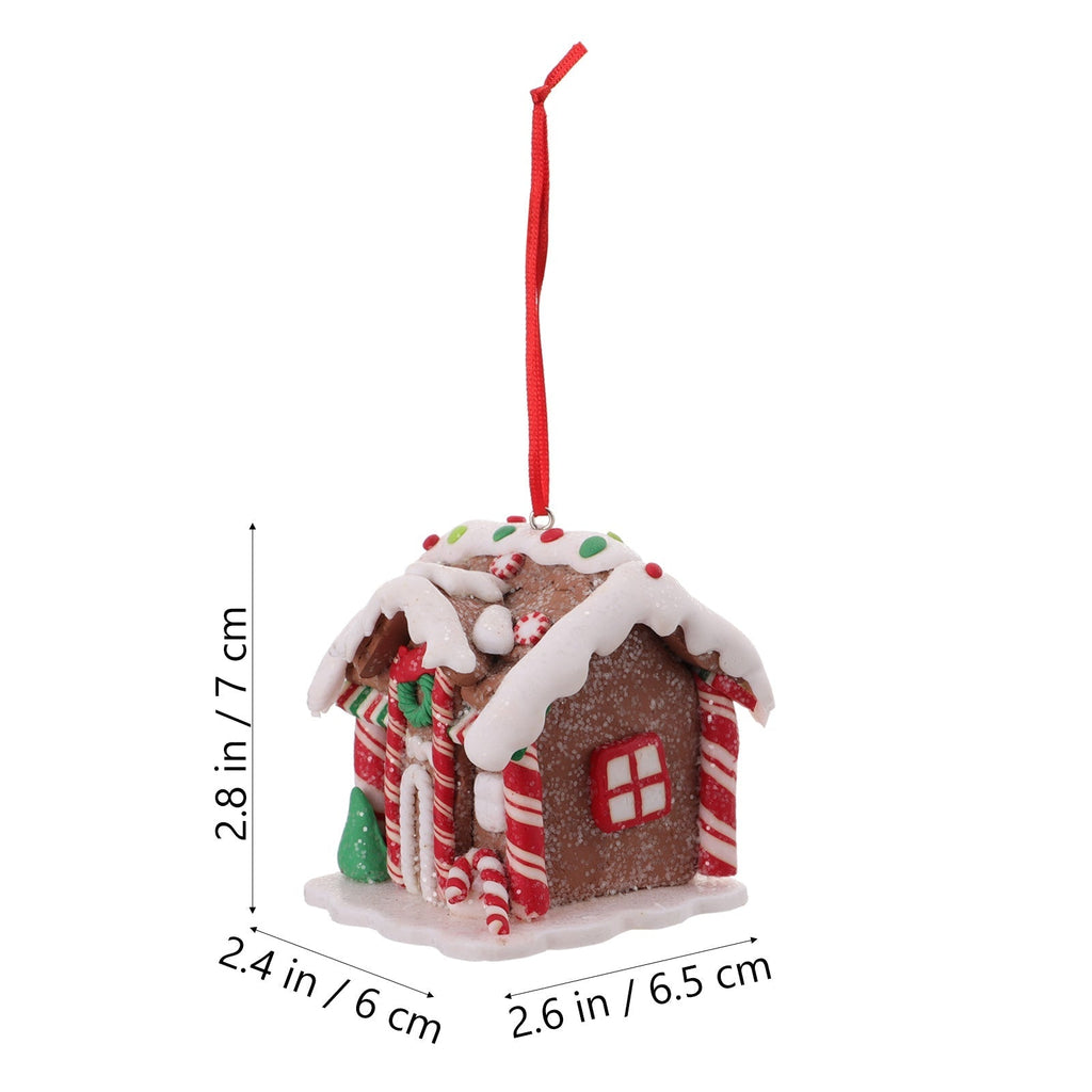 Sikunuo | Mini Christmas Gingerbread House Decorations