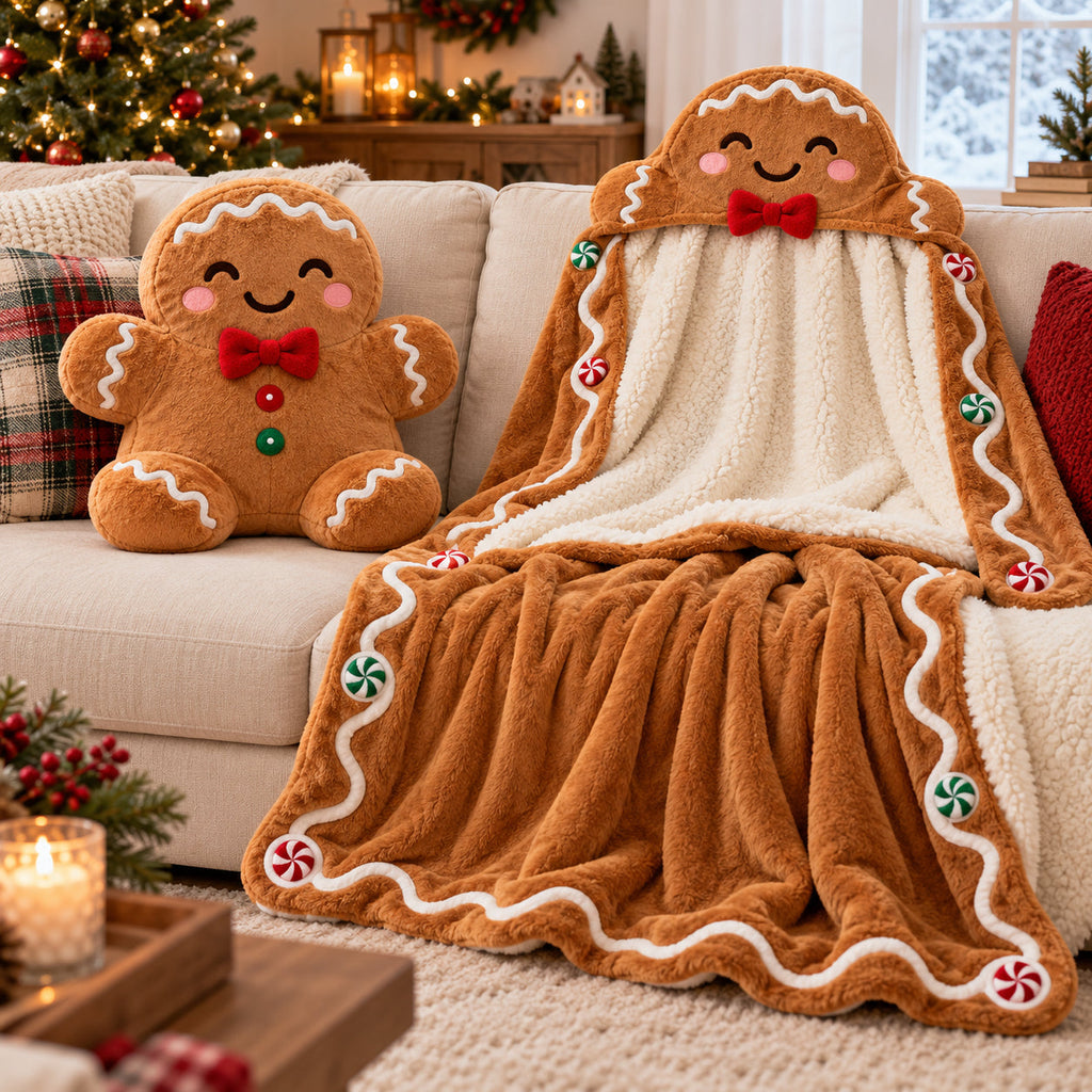 2-in-1 Plush Pillow & Blanket Collection