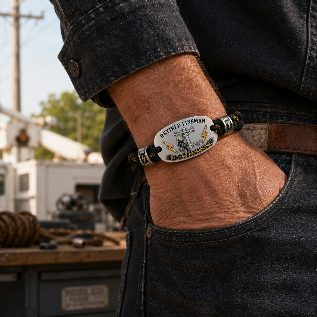 Retired Lineman Tribute Bracelet