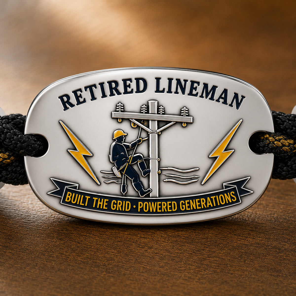 Retired Lineman Tribute Bracelet