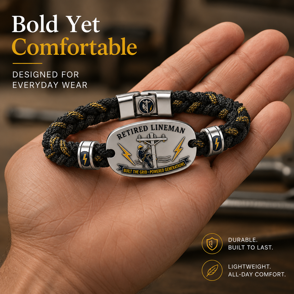 Retired Lineman Tribute Bracelet