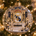 Hala Madrid — Light-Up Football Ornament