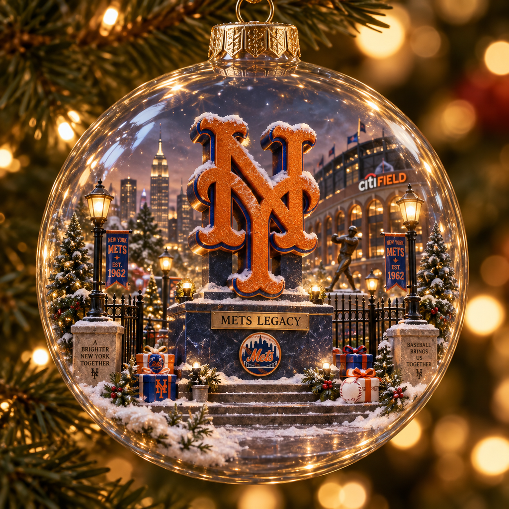 Baseball Brings Us Together — Light-Up Baseball Ornament