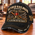 1827–2027 Retired Railroad Worker 200th Anniversary Heritage Cap