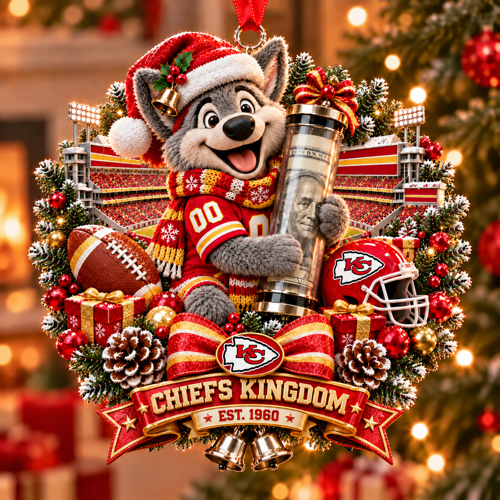 Football Team Money Surprise Ornament