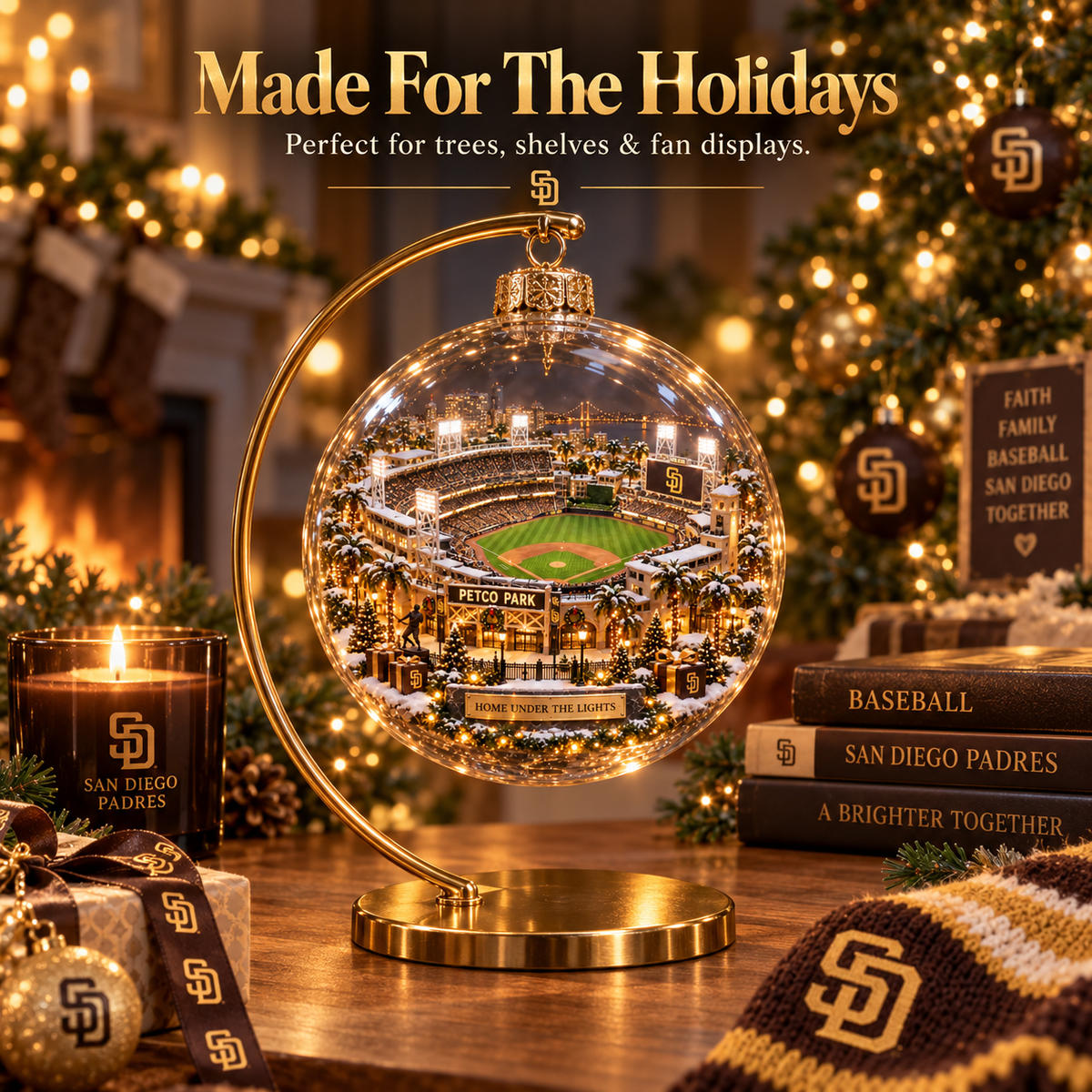 “Cover and Move” Light-Up Christmas Ornament