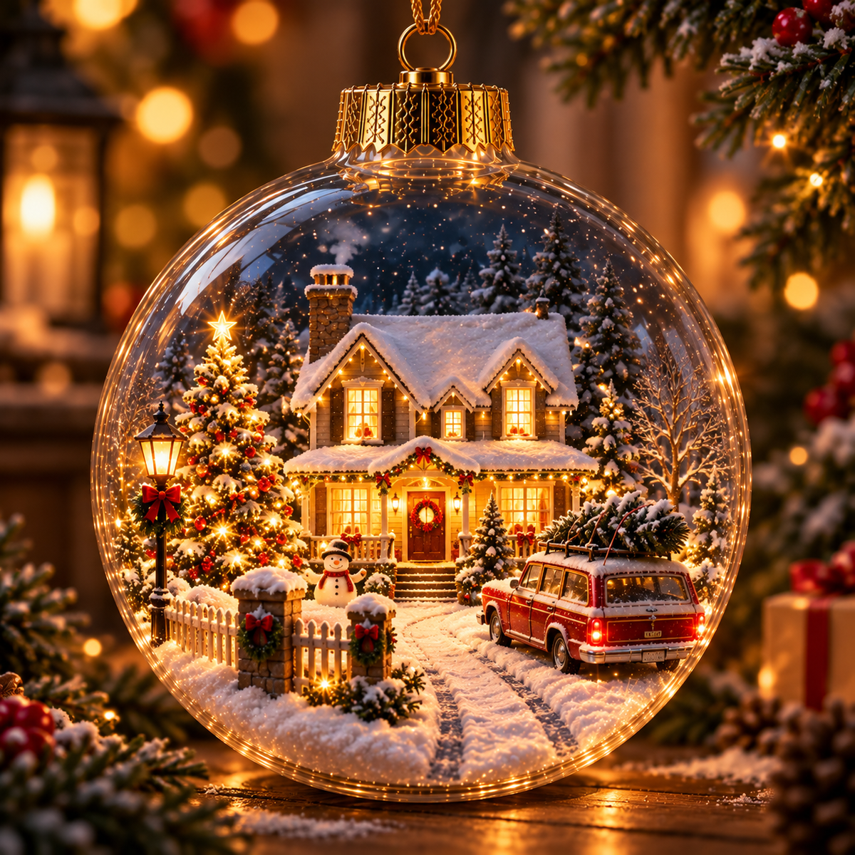 The Christmas We Remember – Light-Up Story Ornament