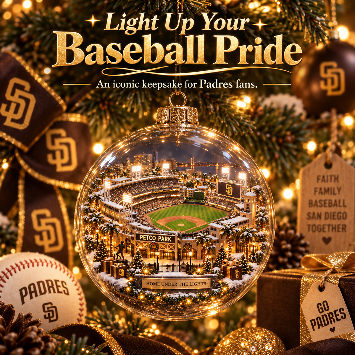 “Cover and Move” Light-Up Christmas Ornament