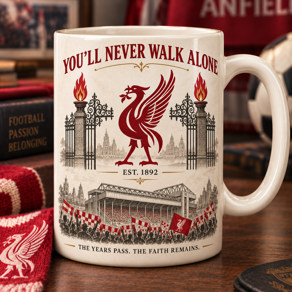 You’ll Never Walk Alone – Heritage Football Supporter Mug