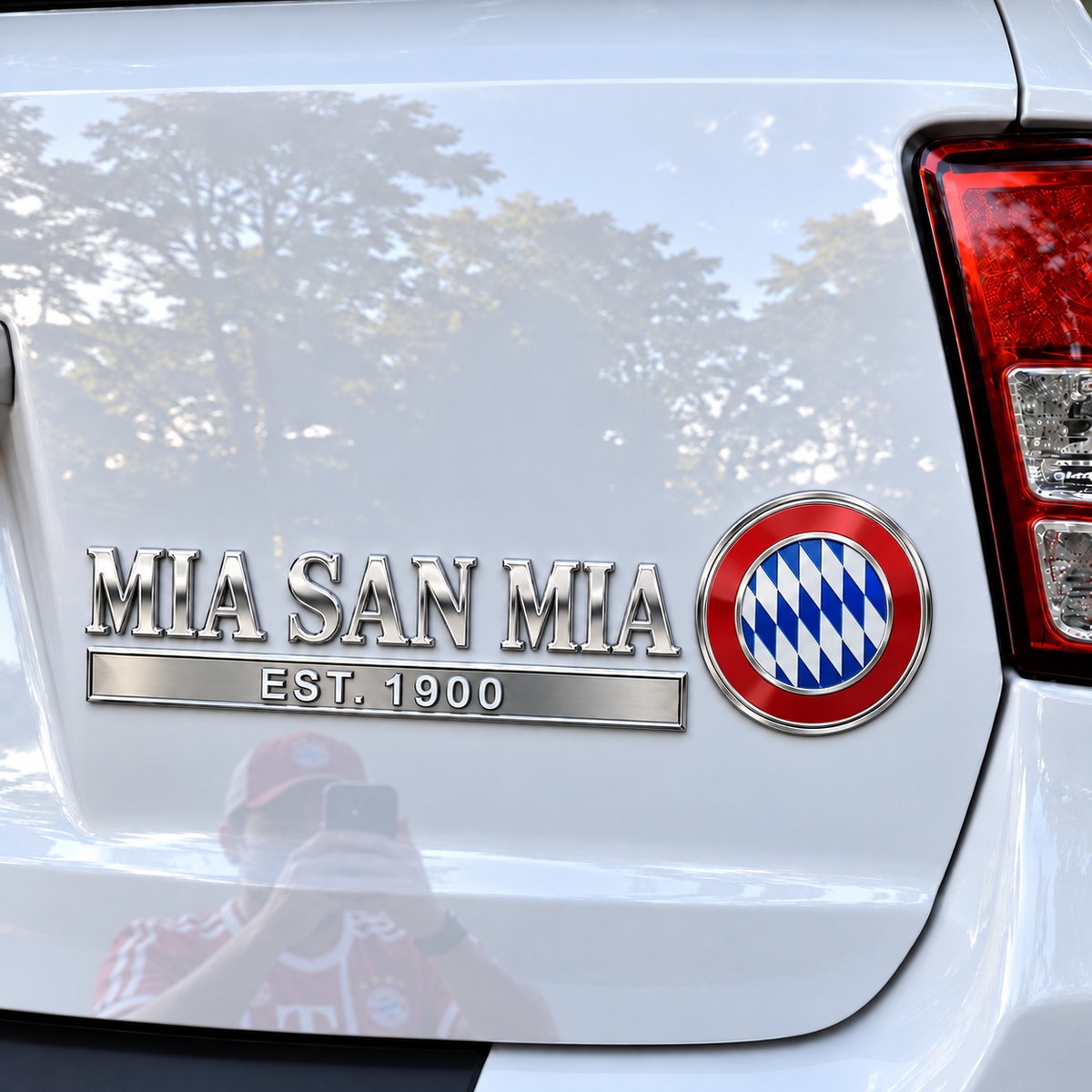 MIA SAN MIA 3D Metal Car Emblem