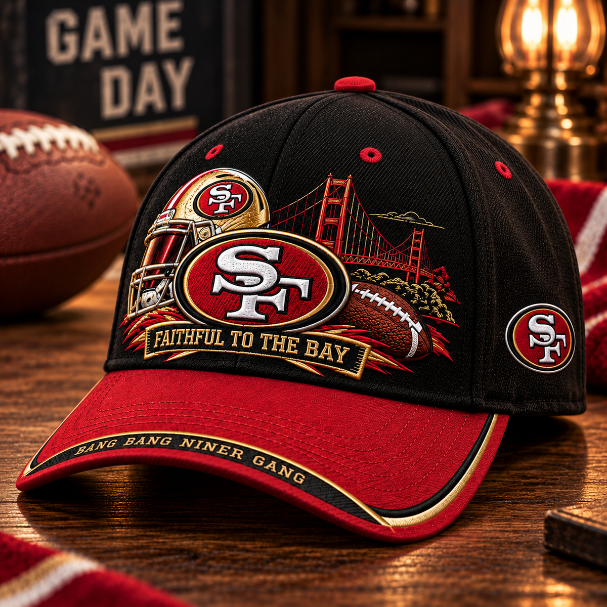 Faithful To The Bay Fan Cap