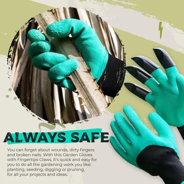 Sikunuo | 1 Pair of Garden Gloves with Claws – Planting without Tools