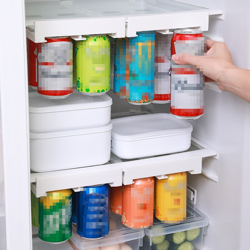 Sikunuo | Refrigerator Beverage Organizer Slide Rack