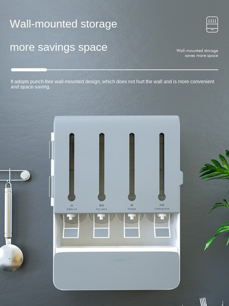 Sikunuo | Multifunctional Seasoning Oil Dispenser Box
