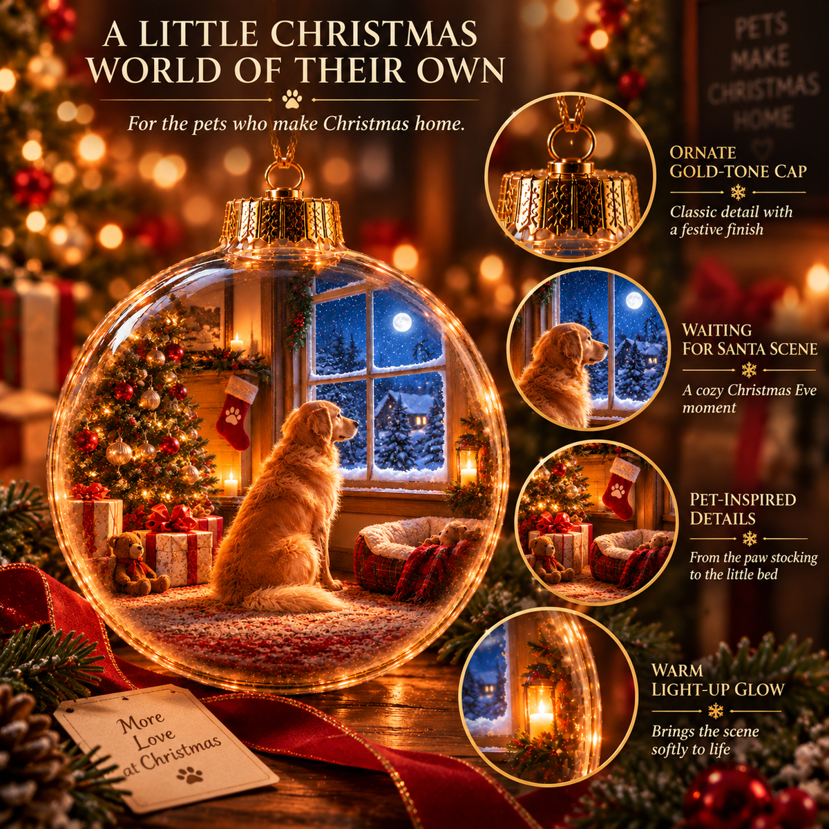 Christmas With Our Best Friends – Light-Up Ornaments